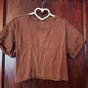 Forever 21 Brown Crop Top